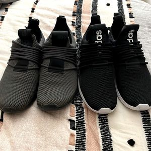 2 pair Adidas Lite Racer Adapt